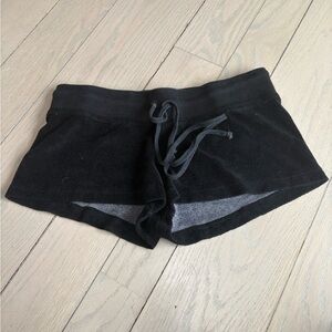 Black Hard tail shorts
